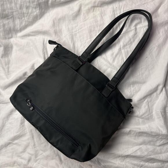 Baggallini grey nylon tote bag laptop bag - Picture 6 of 8